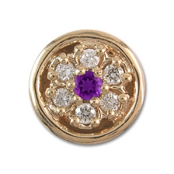 rk770 Amethyst Bracelet Slide 